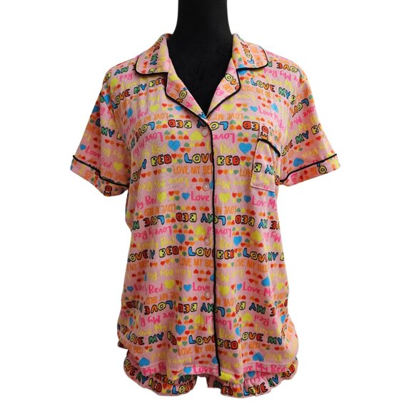 Pink Multi pajama set- NWOT-Size Large - Picture 9 of 16